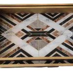 LM ARTISTICO 2'Lİ GEO DESENLİ DİKDÖRTGEN TEPSİ