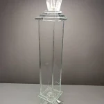 CAM KRİSTAL ŞAMDAN 44*8 CM