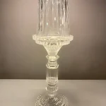 KRİSTAL DÜZ ŞAMDAN 37*12 CM