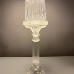 KRİSTAL  DÜZ ŞAMDAN 47*12 CM