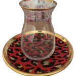 Glore Tarabya Venüs Kırmızı Çay Takımı