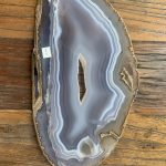 Doğal Çizgili Akik Kristal Levha