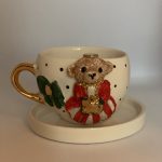 Teddy Bear Seramik Kahve Fincanı