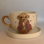 Teddy Bear Seramik Kahve Fincanı