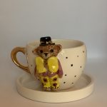 Teddy Bear Seramik Kahve Fincanı