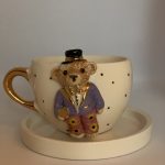 Teddy Bear Seramik Kahve Fincanı