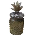 Lila Renk Ananas Detaylı Kavanoz