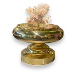 Mercan Detaylı Metal Şekerlik