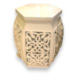 İthal Altıgen Sehpa - Tabure