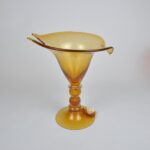 Ayaklı,Sarı Vazo 28x31