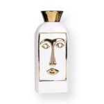 SERAMIK GOLD-BEYAZ UZUN BUYUK VAZO 41 CM