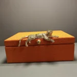 ÇİTALI KUTU TURUNCU-ALTIN