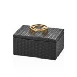 Krm Dikdörtgen Deri Kutu 10x15x6cm