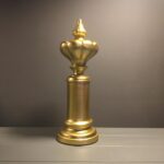 Polyester Şah Obje Altın