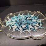 EPOKSİ MAVİ GEYİK KULP DTY TEPSİ