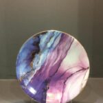 Mila Koleksiyonu 21cm Mor Tabak