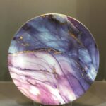 Mila Koleksiyonu 27cm Mor Tabak