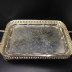 Quen Anne Dikdörtgen Çukur Tepsi