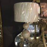 Krm Beyaz Top Abajur