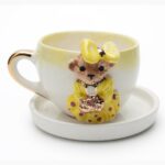Teddy Bear Seramik Kahve Fincanı