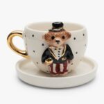 Teddy Bear Seramik Kahve Fincanı