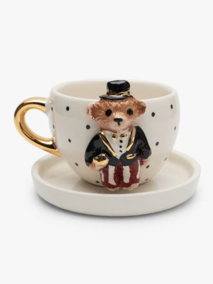 Teddy Bear Seramik Kahve Fincanı