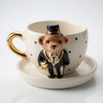 Teddy Bear Seramik Kahve Fincanı