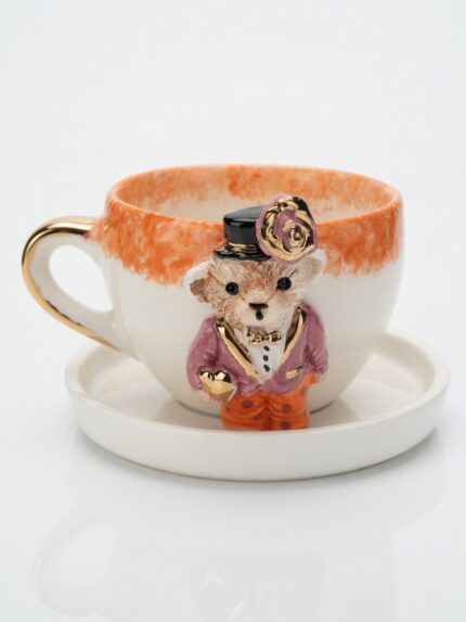 Teddy Bear Seramik Kahve Fincanı