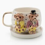 Teddy Bear Seramik Kahve Fincanı