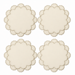 Éclosion Placemat Ivory (4'lü Set)